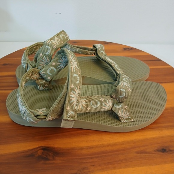 Teva Original Universal Sandals Womens 10 Green Strap Hiking Outdoors 1003987 * - Picture 3 of 8